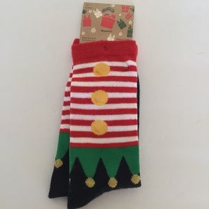 KBELL CHRISTMAS ELF SOCKS NWT SIZES 4-10